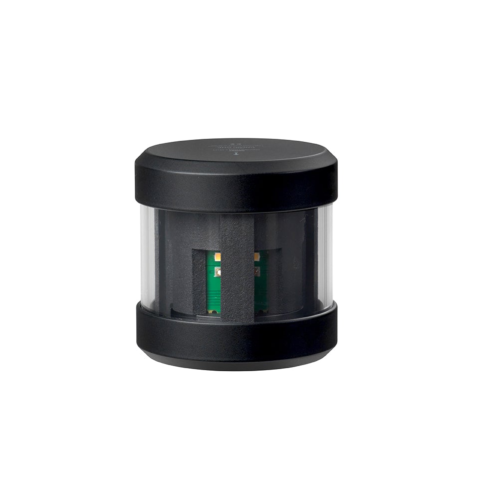 Tri-colour LED light with anchor LED lights 2nm, black